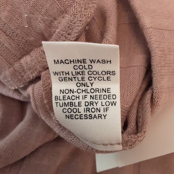 Adyson Parker New Suede Touch Wide Leg Ribbed Pants ElasticTie Waist NWT Size XL - Picture 16 of 16